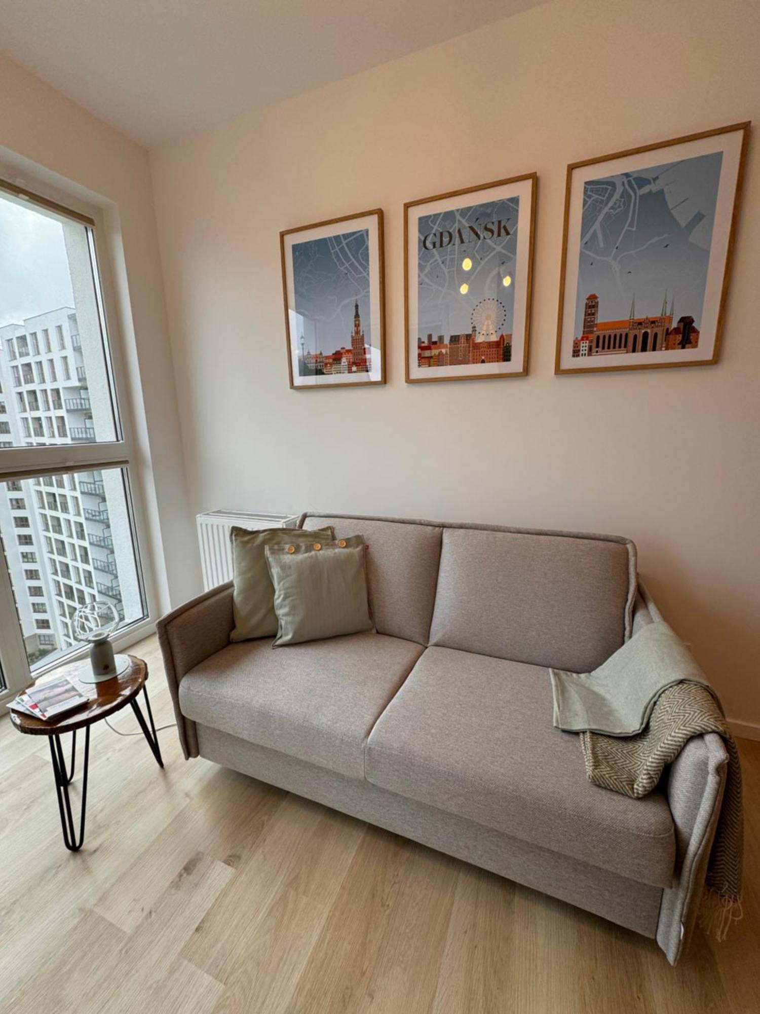 Amber Apartment On 14 Floor Gdańsk Exteriör bild